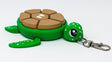 Fruit Turtle Fidget Clicker Keychain 3D Printed - Sensory Stress Relief Toy for Autism, ADHD, Anxiety, and Fidgeting (Apple Turtle)