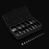 Apres Gel-X® Round Box of Nail Tips | 280 Gel-X Tips, Soft Tips, 14 Sizes 00-9 | Half-sizes Included (Natural Round Extra Short, 280.00 Fl Oz (Pack of 1))