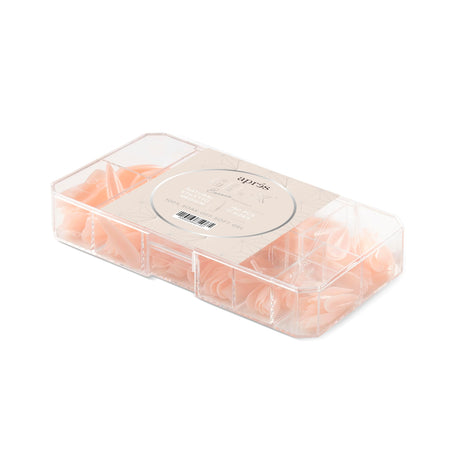 Apres Neutrals Gel-X Emma Box Of Nail Tips, 11 Sizes 00-9, Soft Gel Tip Box (150pcs) (Natural Almond Extra Short, 150)