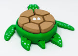 Fruit Turtle Fidget Clicker Keychain 3D Printed - Sensory Stress Relief Toy for Autism, ADHD, Anxiety, and Fidgeting (Apple Turtle)