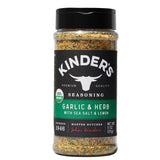 Kinder's Organic Garlic & Herb with Sea Salt & Lemon Seasoning, 11 Ounce