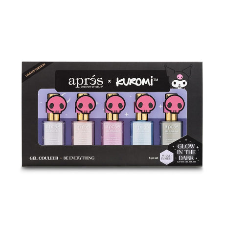 APRÉS x Kuromi™ Caty Eye Gel Color Magnetic Gel Nail Polish, Set of 5 10ml