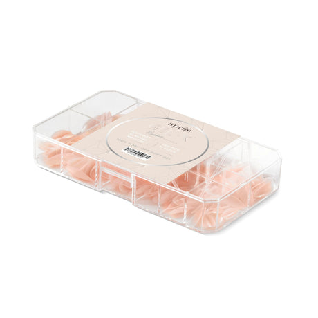 Apres Neutrals Gel-X Emma Box Of Nail Tips, 11 Sizes 00-9, Soft Gel Tip Box (150pcs) (Natural Almond Extra Short, 150)