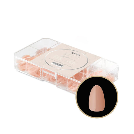 Apres Neutrals Gel-X Emma Box Of Nail Tips, 11 Sizes 00-9, Soft Gel Tip Box (150pcs) (Natural Almond Extra Short, 150)