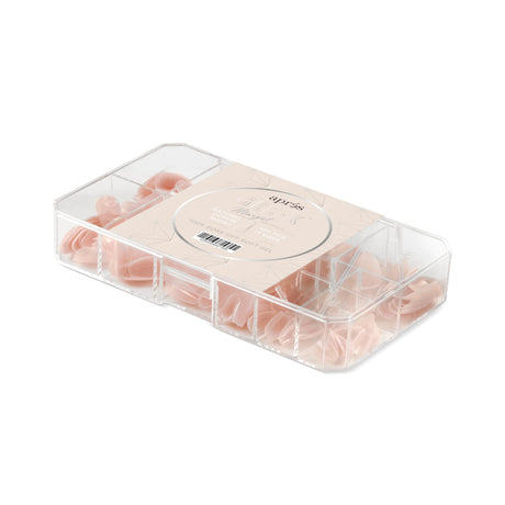 Apres Neutrals Gel-X Margot Box Of Press On Nails, 11 Sizes 00-9, Soft Gel Nail Tip Box (150pcs) (Almond Short, 150)