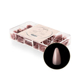 Aprés Nail Neutrals Gel-X Mia Natural Square Extra Short & Natural Stiletto Short Box of Tips Bundle | Includes 300 Gel-X Tips | Premium Quality | 11 Sizes 00-9