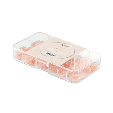 Apres Neutrals Gel-X Emma Box Of Nail Tips, 11 Sizes 00-9, Soft Gel Tip Box (150pcs) (Natural Almond Extra Short, 150)