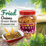 Best Fried Onions 18oz - Crunchy Fried Onion Toppings for Soups, Rice, and Stir Fry