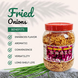 Best Fried Onions 18oz - Crunchy Fried Onion Toppings for Soups, Rice, and Stir Fry