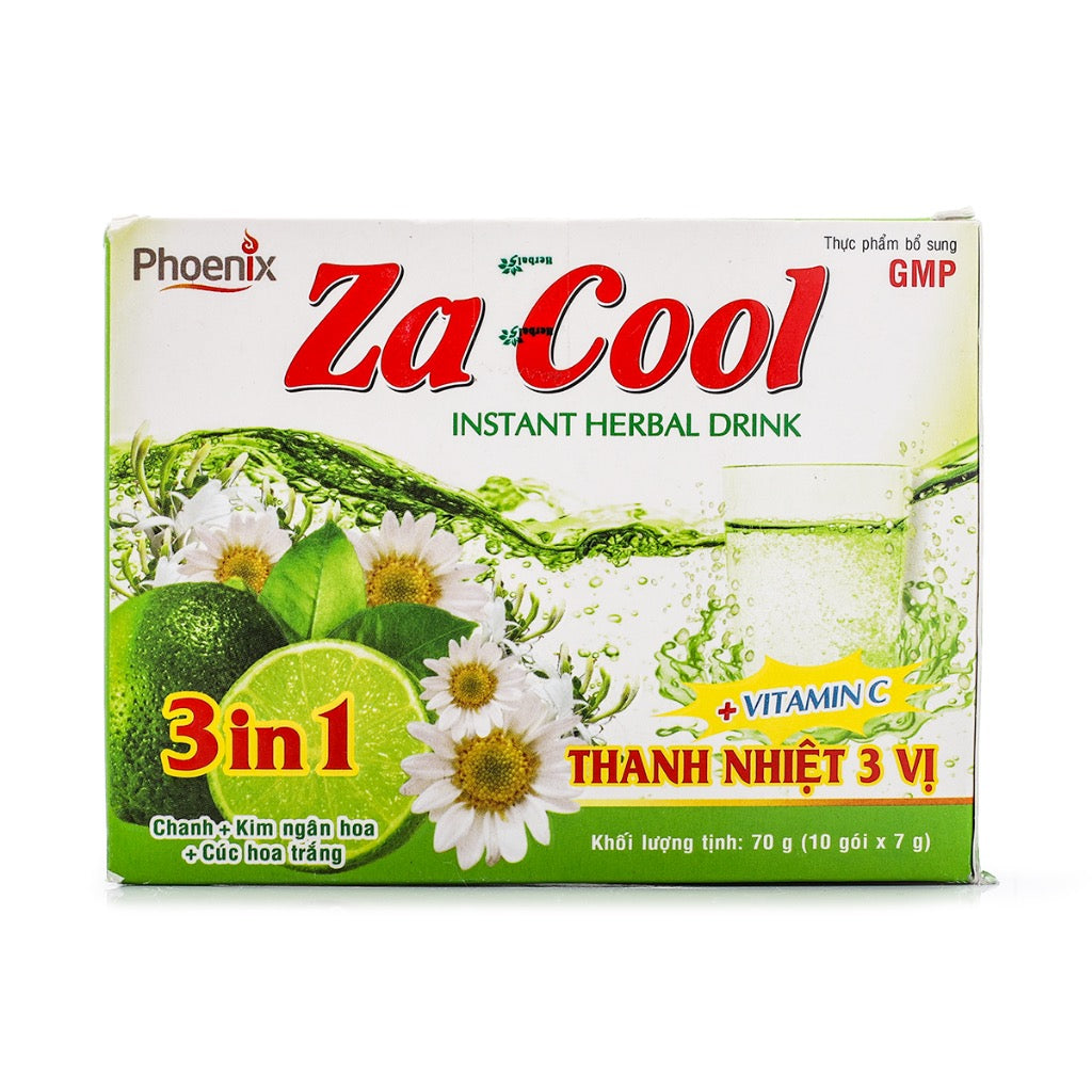 Za Cool Instant Drink Herbal Tea (10 sachet x 7g)