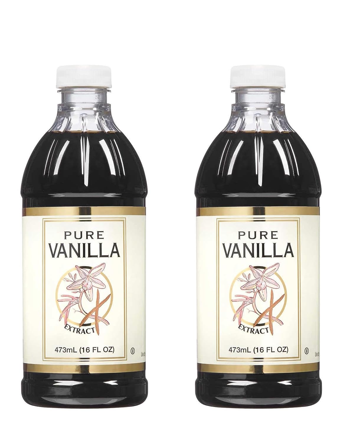 Pure Vanilla Extract, Total Net Weight: 16 fl oz (473 ml)