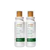 Raw Sugar Scalp Restore Hair Care Bundle, Shampoo and Conditioner Set with Jojoba, Aloe and Niacinamide, Formulated without Sulfates + Parabens