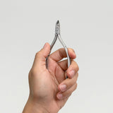 NGHIA Cuticle Nipper - D-01 JAW 16 | Stainless Steel | Durable and Sharp | Ergonomic Design | Grey Plated | Ideal for Salons and Home Use