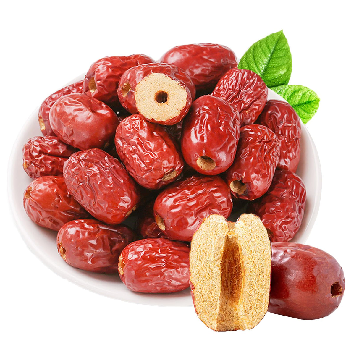 1.1lb/500g Large-size Jujubees, Sweet Dried Jujube Fruit