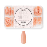 Apres Neutrals Gel-X Emma Box Of Nail Tips, 11 Sizes 00-9, Soft Gel Tip Box (150pcs) (Natural Stiletto Long, 150)