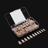 Apres Neutrals Gel-X Alex Box Of Nail Tips, 11 Sizes 00-9, Soft Gel Nail Tip Box, Nail Extensions (150pcs) (Natural Stiletto Medium, 150pcs)