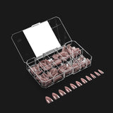 Aprés Nail Neutrals Gel-X Mia Natural Square Extra Short & Natural Stiletto Short Box of Tips Bundle | Includes 300 Gel-X Tips | Premium Quality | 11 Sizes 00-9