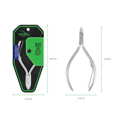 NGHIA Cuticle Nipper - D-01 JAW 16 | Stainless Steel | Durable and Sharp | Ergonomic Design | Grey Plated | Ideal for Salons and Home Use