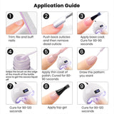 RARJSM Pearl Gold Gel Liner Nail Art Pearlescent Milky Light Purple White Golden Shell Glitter Swirl Effect Gel Nail Polish 8ml Build in Thin Brush Painted Drawing Striper Gel Polish Curing Requires