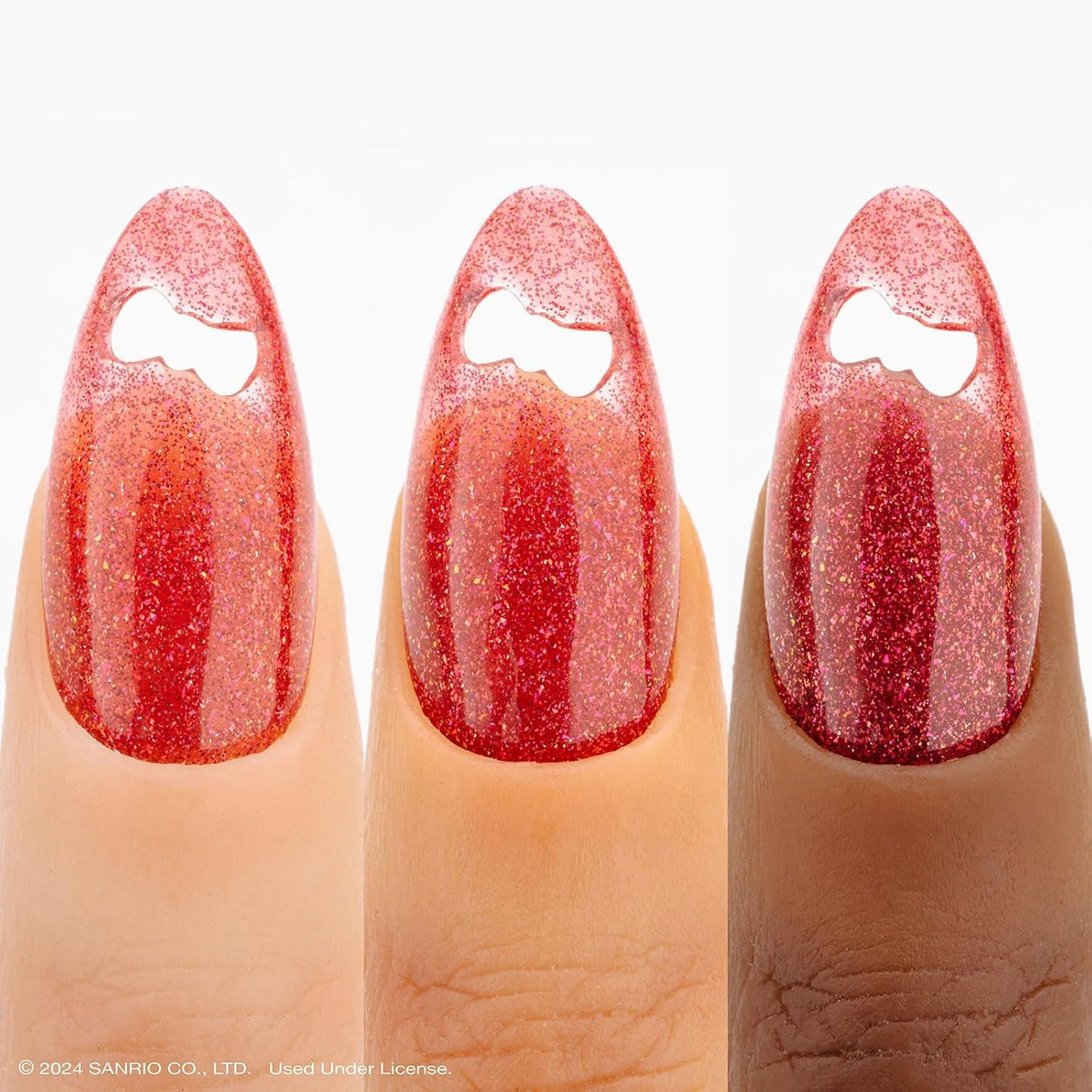 APRÉS x Hello Kitty® Flash Glitter Gel Color Nail Polish (4ever, 10ml)