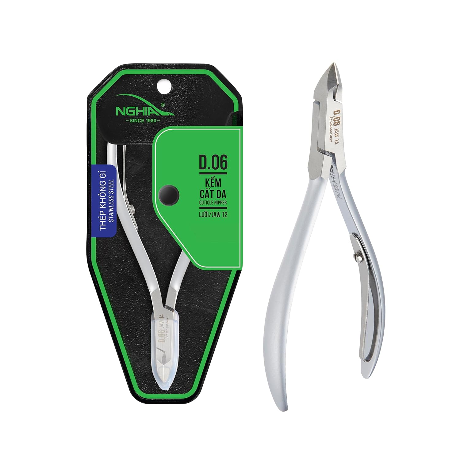 Nghia Cuticle Nipper D-06 Jaw 12