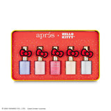 APRÉS x Hello Kitty® Flash Glitter Gel Color Nail Polish, Set of 5 10ml