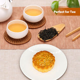 ONETANG Classics Cantonese Mooncake, 金玉满堂月饼, 四种口味: 板栗, 五仁, 红豆沙, 纯白莲蓉, 4 Pcs, Chestnut, White Lotus Paste, Mix Nut, Red Bean Paste, 2024 Mid-Autumn Festival Gift 16.93 Ounce (480 g)