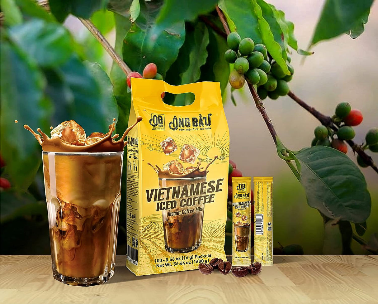 Ong Bau Vietnamese Instant Coffee with C-Power Technology for Energy Boost