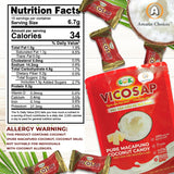 Amazin Choices Pure Macapuno Coconut Candy. Vietnamese Sweet Macapuno Coconut Candy. Low Sugar and Vegan Friendly Snacks for Parties - Viet Snack - Pack of One (3.5Oz)