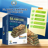 Amazin Choices Seaweed Crunch with Nuts Classic Taste - 10.7 oz (16 Bars)