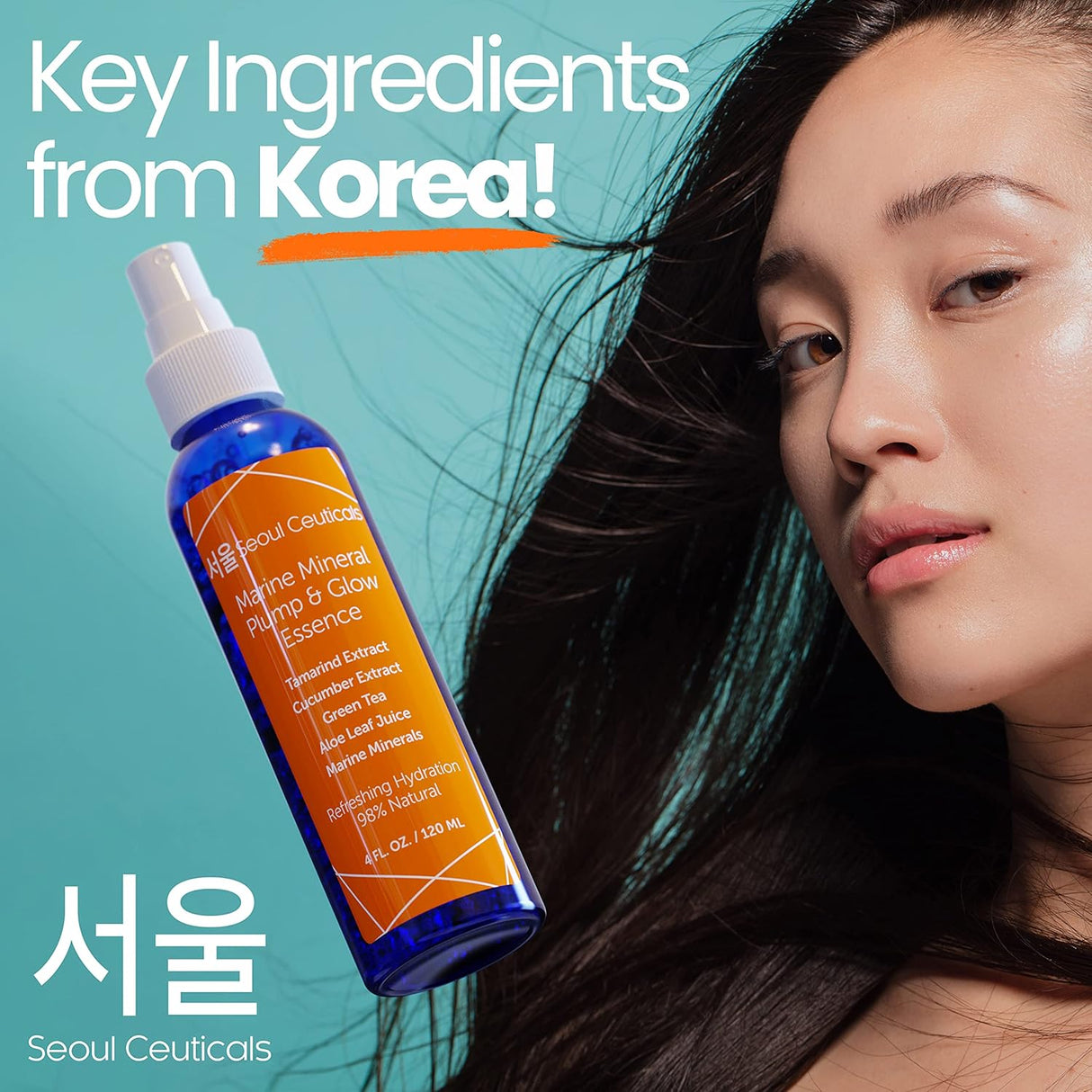 SeoulCeuticals Korean Beauty Products Korean Skin Care Set Includes Toner, Serum & Moisturizer - This K Beauty Routine Regimen Will Provide Your Skin With That Healthy Youthful Glow