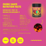 FLYBYJING Spicy Sweet Chili Sauce - Perfect for Noodles, Meats, Veggies, and Dumplings - All-Natural and Vegan Zhong Sauce, Use as Marinade and Glaze, 6oz (Pack of 1)