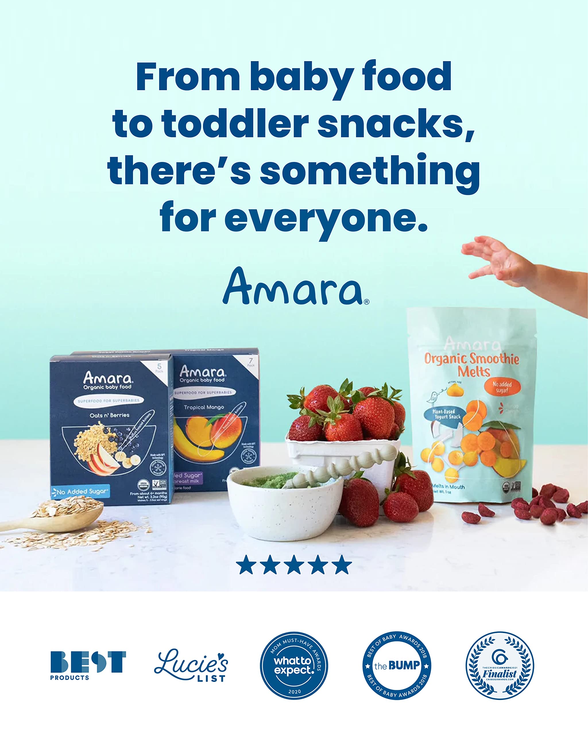 Organic orders baby snacks