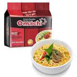 Omachi Instant Noodles Stewed Beef Flavor - 5pk 1 each