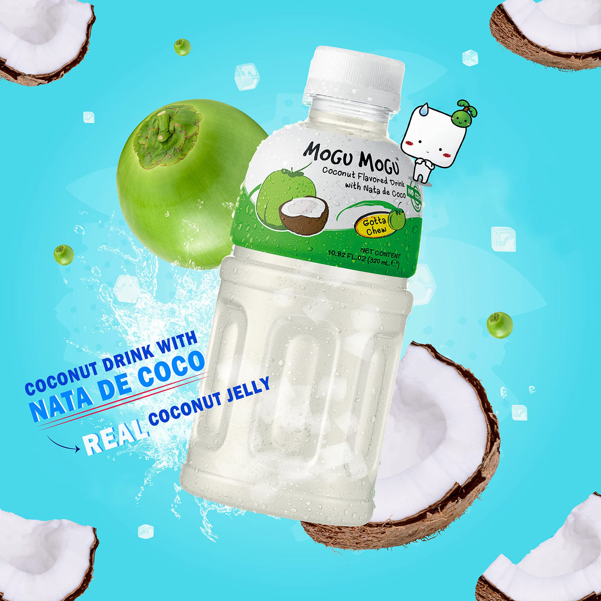 Mogu Mogu drink coconut water (6 Bottles)