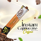 TRUNG NGUYEN G7 CAPPUCINO MOCHA Instant Coffee for Energy Boost - Rich Cocoa Aroma, Thick & Soft Foam Milk - Strong and Pure Vietnamese Instant Coffee (12 Sticks/Box)