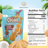 AMAZIN CHOICES Coconut Cracker With Coffee - Gluten-Free, Vegan Friendly, No Preservatives, Non GMO Coconut Crackers, Snack Viet - 2.82oz