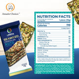 Amazin Choices Seaweed Crunch with Nuts Classic Taste - 10.7 oz (16 Bars)