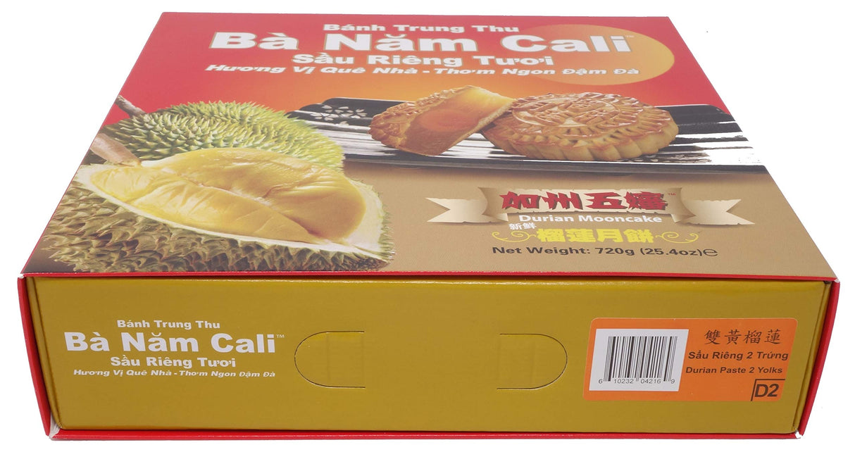 Ba Nam Cali Mooncakes (Durian, 2 Yolk)