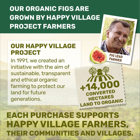 Happy Village Organic Sun-Dried Organic Figs 40 oz