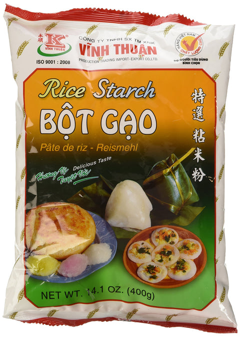 2 Set - Brand Vinh Thuan Rice Starch, Size 14.1 Ounce