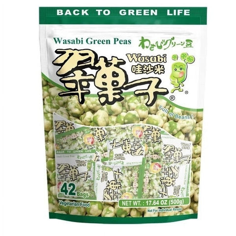 Beans Group Wasabi Green Peas Back to Green Life, 17.64oz