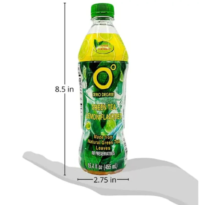 Zero Degree Green Tea Lemon Flavor - 455ml