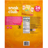 Snak Club Gummy Rings, Peach & Watermelon, Tajin Chile & Lime, 1 Ounce (24 Pack)