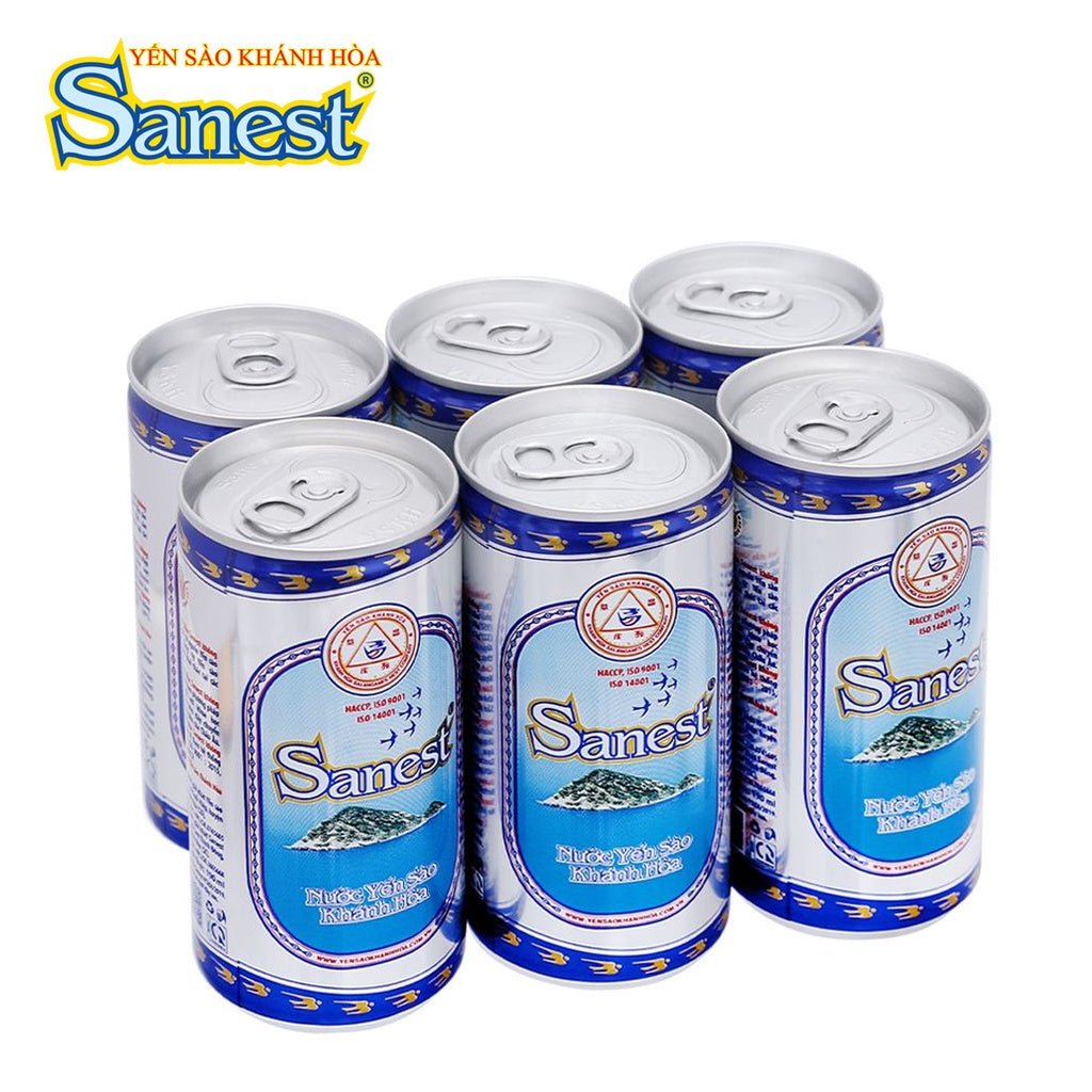 Bird’s Nest Water Sanest Khanh Hoa, No Sugar Added, Can of 190ml - Pinsot