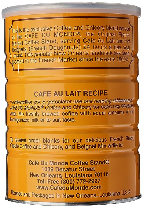 Cafe Du Monde Coffee Chicory, 15 Ounce Ground - Pinsot