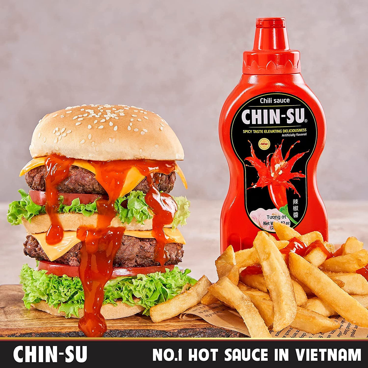 Chin - su Vietnamese Hot Sauce, Sweet Sriracha Chili Sauce - Pinsot