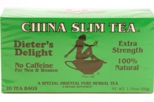 China Slim Tea (Extra Strength/ 20 - ct) - 1.7oz - Pinsot