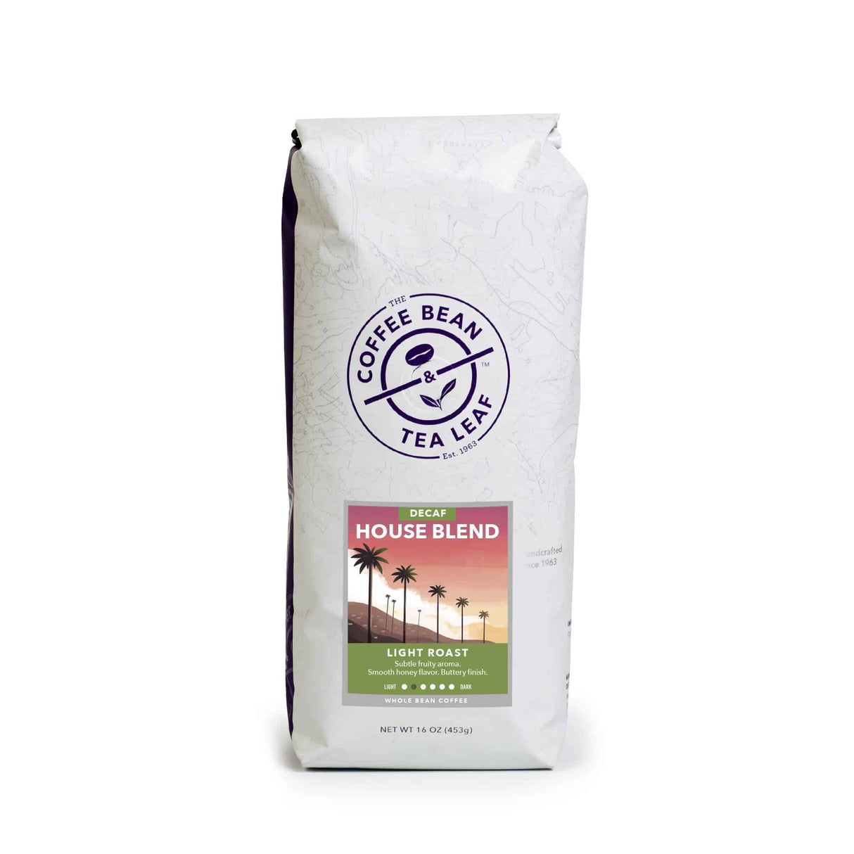 Coffee Bean Decaf House Blend Coffee Whole Bean Coffee Beans - 16 Oz