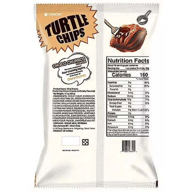 TURTLE CHIP CHOCO CHURROS 17oz